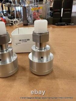 2 NEW Swagelok Bellows Valves Transducers Part Number FREE SHIPPING