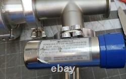 2 Right-Angle/Pneumatic/ISO-KF Speed Flanges Vacuum Valve Assembly A9S4