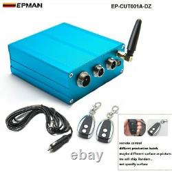 3 Exhaust Cutout Electric Control Valve Kit With Vacuum Pump w Remote Kit
