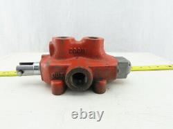 4 Port 2 Position Manually Operated Spool Valve 1/2 x 3/4 Ports