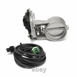 63mm 2.5 inch Vacuum Exhaust Cutout Electric Control Valve Kit With Pump