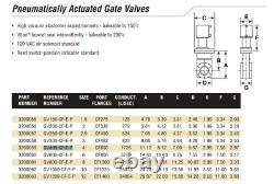 A&N GV400-CF-E-P Pneumatically actuated gate valve