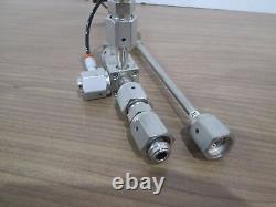 Aptech Venturi Pump with AP71S Vacuum Generator, Swagelok SS-42VS4, & Gauge, Used