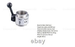 Ball Valve 304 Stainless Steel Interface KF-40 Gasket Ring Vacuum Fittings UK