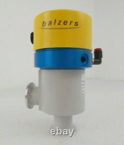 Balzers BPV51225 Right Angle Vacuum Isolation Valve EVL 025 P Working Surplus