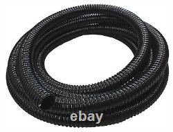 Black Corrugated Pvc Flexible Garden Pond Hose Ducting Vacuum Pipe Various Sizes