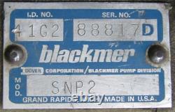 Blackmer 75 Gpm 2'' Sliding Vane Pump 640 RPM 200 Psi / W Relief Valve Snp2