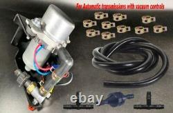 Brake Booster Rotary Vacuum Pump-12 V Plug & Play withinstall kit for Auto Trans