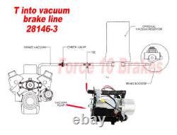 Brake Booster Rotary Vacuum Pump-12 V Plug & Play withinstall kit for Auto Trans