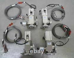 C176281 Lot 4 Benkan SCV Air-Operated Angle Vacuum Valves with NW40 Flanges