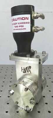C180328 HVA 11210-0159X-001 Air-Operated Vacuum Gate Valve with 2.75 CF Conflat