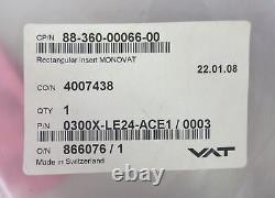 C183357 VAT 0300X-LE24-ACE1/0003 MONOVAT Vacuum Gate Valve Rectangular Insert