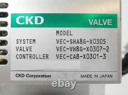 CKD VEC-SHA8G-X0305 Pressure Control Valve System VEC-VH8G-X0307-2 Working Spare
