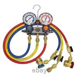 CPS Products MA1234 R-134a Gauges, 6ft Ball Valve Hoses & Manual Couplers
