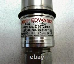 Edwards High Vacuum D35725000 Strain Gauge Valve/Solenoid  ASG 1000 mbar