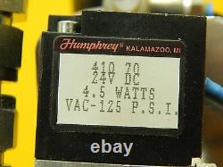 Edwards NGW415000 Pneumatic Gate Valve 410 70 Copper Damaged Connector As-Is