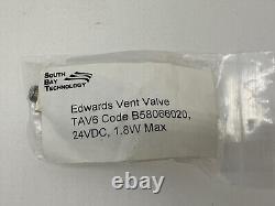 Edwards TAV6 24 VDC Venting Valve 3m nEXT Turbo Pump G 1/8 in. Fitting B58066020