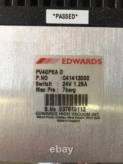 Edwards Vacuum Valve PI/40PKA 0 C41413000 7 Barg
