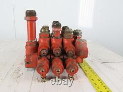 Gresen V50-507 3500 PSI Hydraulic Pilot Operated 3 Section Spool Valve