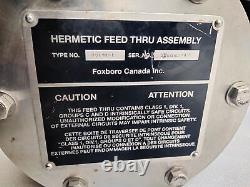 Hermetic Feed Thru Assembly M 51 99-1 Foxboro Canada Inc