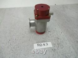 High Vacuum Valve Angle KF40 Connection Normal Spring Closed Stainless Steel