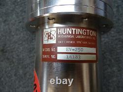 Huntington EV Series EV-250 HV Vaccum Angle Valve with VAC-U-FLANGE Rotatable