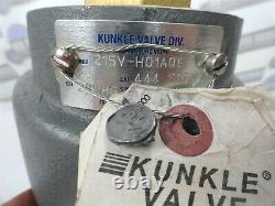 KUNKLE Valve 215V-H01AQE 2 444SCFM, 29 HG, Vacuum Pump Safety Valve (NEW)