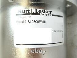 Kurt J. Lesker SL0300PVIK Pneumatic Bellows Sealed SS Inline Valves New Surplus
