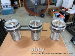 Lot Of 3 Amat Mks Hps Bellows 100001687 Free Shipping