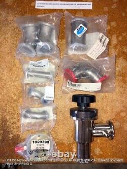 Lot Of New And Used Assorted Vacuum Parts Nor-cal Swagelok Mks Free Shipping O