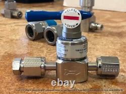 Lot Of Used Assorted Vacuum Parts Valves Nor-cal Swagelok Mks Free Shipping M