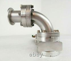 MDC Vacuum Products GV-1500V-P Vacuum Gate Valve 90° Angle NW40 Adapter Working