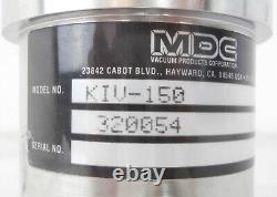 MDC Vacuum Products KIV-150 Manual Pneumatic In-Line Valve 320054 Working Spare