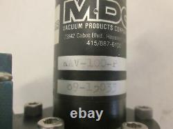 MDC Vacuum Products, Model KAV-100-P, Pneumatic Angle Valve, Used