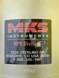 MKS Instruments 161-0040K Inline Angle Manual Valve Used Working