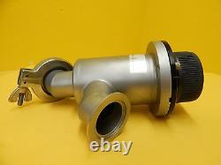 MKS Instruments 161-0040K Inline Angle Manual Valve Used Working