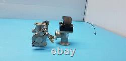 MKS Instruments CV25-K2K2-MTVV 1x Nor-Cal 800-8244166 1x Angle Valve Lot of 2