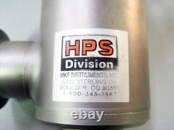 Mks 153-1040k-24vdc High Vacuum Bellows Sealed Angle Valve Pneumatic Solenoid