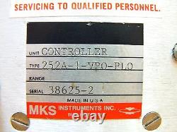 Mks Instruments 252a-1-vpo Exhaust Valve Controller Vacuum Pump System