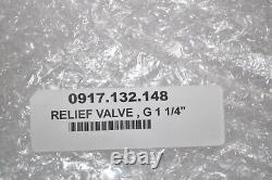 NEW Busch Vacuum 2 Relief Valve Kit 0947.911.559 Includes Valve, Nipple & Tee