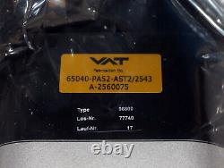 NEW VAT Pendulum Control Isolation Valve 65040-PA52-AST2/2543 Drive Actuator