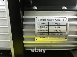 New 2 Stage 4.5 Cfm Refrigeration Vacuum Pump 3 Gauge Selonoid Valve 2ds245s