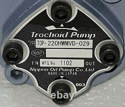 Nop Nippon Oil Pump Type Top-220hwmvd-029 Trochoid Pump With Relief Valve 2vdh