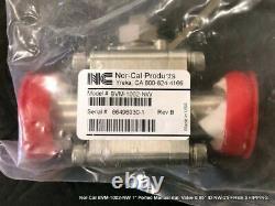 Nor-Cal BVM-1002-NW 1 Ported Manual Ball Valve 0.85 ID NW-25 FREE SHIPPING