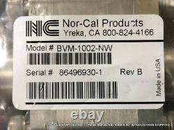 Nor-Cal BVM-1002-NW 1 Ported Manual Ball Valve 0.85 ID NW-25 FREE SHIPPING