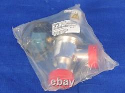 Nor-Cal ESVP-1002-NWB-S21 1 right angle vacuum valve with pneumatic actuator