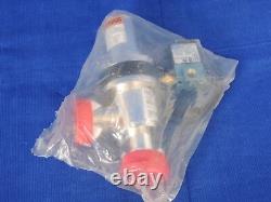 Nor-Cal ESVP-1002-NWB-S21 1 right angle vacuum valve with pneumatic actuator
