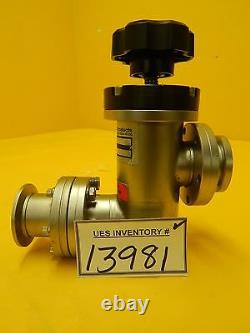Nor-Cal Products A121178 Manual Angle Isolation Valve Used Working