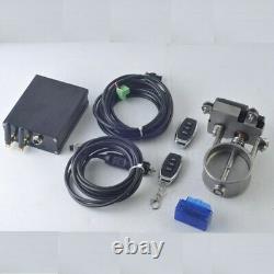 OBD2 Vacuum pump Exhaust Cutout Electric Control Valve Kit & Remote Control APP