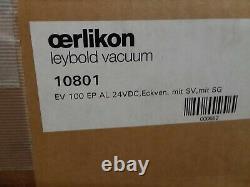 Oerlikon Leybold EV 100 EP AL 10801 Vacuum Angle Valve